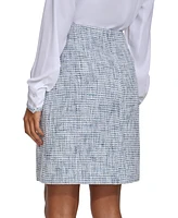 Calvin Klein Women's Tweed Pencil Skirt