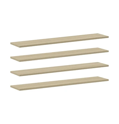 Bookshelf Boards 8 pcs Sonoma Oak 39.4"x7.9"x0.6" Engineered Wood