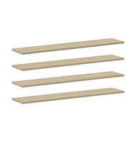 Bookshelf Boards 8 pcs Sonoma Oak 39.4"x7.9"x0.6" Engineered Wood