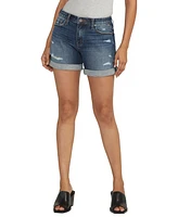 Jag Women's Alex Mid Rise Boyfriend Shorts