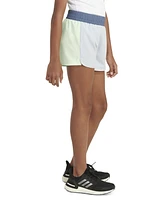 adidas Big Girls Aeroready Colorblocked Woven Pacer Shorts