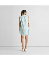 Reistor Women's Shirt dress with Shoulder Tie Details