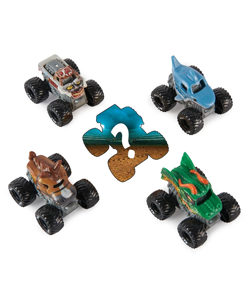Monster Jam, Mini 5-Pack with Mystery Collectible Monster Truck, 1:87 Scale - Multi