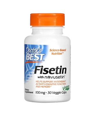 Doctor's Best Fisetin with Novusetin 100 mg - 30 Veggie Caps - Assorted Pre