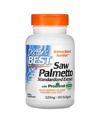 Doctor's Best Saw Palmetto Standardized Extract 320 mg - 180 Softgels - Assorted Pre