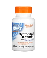 Doctor's Best Hydrolyzed Keratin 500 mg - 60 Veggie Caps - Assorted Pre