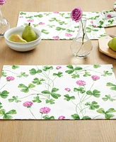 Martha Stewart Clover Meadow Placemat 13" x 17.5", 4 Pk