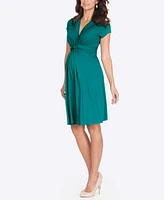 Seraphine Women's Knot Front Maternity Dress