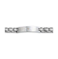 Bling Jewelry Our Lords Prayer Cross El Padre Maestro Link Wrist Id Bracelet Stainless Steel