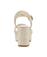 Bandolino Women's Sabinna Platform Braided Wedge Sandals - Light Natural
