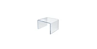 Azar Displays Clear Acrylic Riser Pedestal Display 3.5"W x 3.5"D x 3.5"H, 4