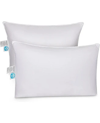 East Coast Bedding 10% Down, 90% Feather Bed Pillow King, Pack of 2