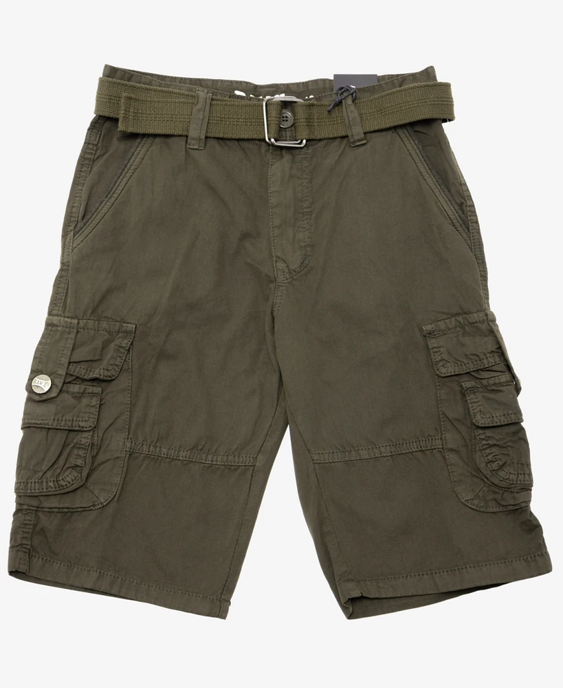 Xray Big Boys Belted Twill Cargo Shorts