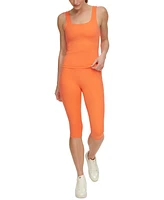 Dkny Sport Women's Balance High-Waist Capri Leggings