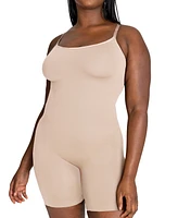 Shapermint Essentials Women's Scoop Neck Mid-Thigh Bodysuit 95002