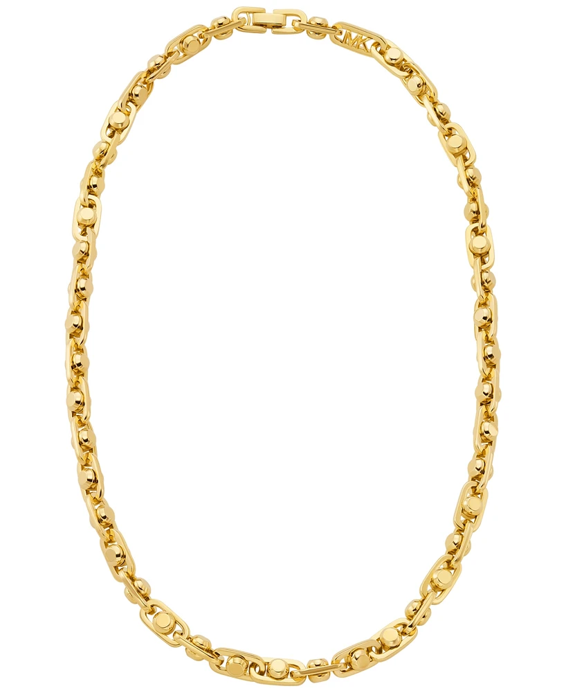 Michael Kors Gold-Tone or Silver-Tone Astor Link Chain Necklace