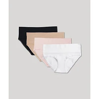 Pact Maternity Foldover Hipster 4-Pack