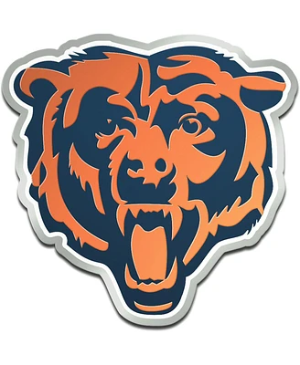 Chicago Bears Metallic Freeform Logo Auto Emblem