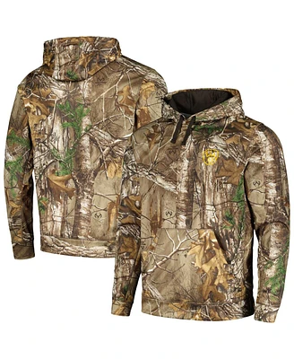 Men's Dunbrooke Camo Milwaukee Brewers Champion Realtree Pullover Hoodie