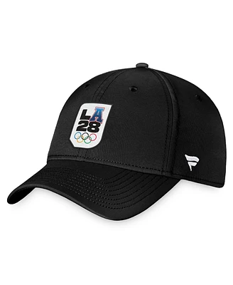 Men's Fanatics Black LA28 Flex Hat