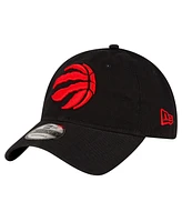 Men's New Era Black Toronto Raptors Team 2.0 9TWENTY Adjustable Hat