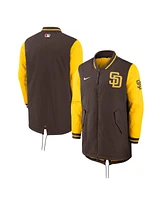 Men's Nike Brown San Diego Padres City Connect Dugout Full-Zip Jacket