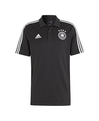 Men's adidas Black Germany National Team Dna Aeroready Polo Shirt