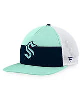 Men's Fanatics Blue, Navy Seattle Kraken Special Edition 2.0 Trucker Snapback Adjustable Hat