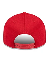 Men's New Era Red Los Angeles Angels 2024 Clubhouse Low Profile 59FIFTY Fitted Hat