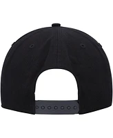 Men's New Era Black Lafc Heritage The Golfer Snapback Hat