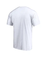 Men's Fanatics White Usa Swimming Core Primary Logo T-shirt