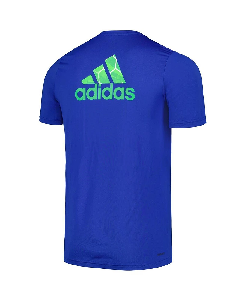 Men's adidas Blue Seattle Sounders Fc Local Pop Aeroready T-shirt