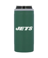 New York Jets 12 Oz Flipside Powdercoat Slim Can Cooler