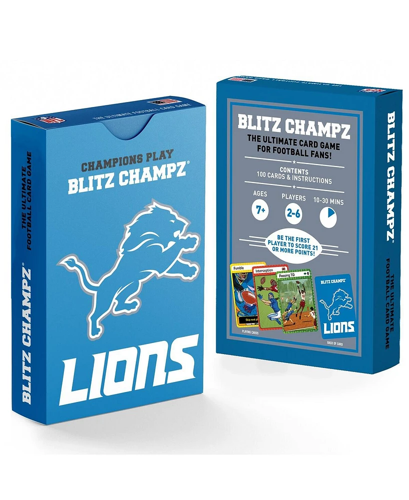 Blitz Champz Detroit Lions Nfl Football Card Game