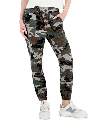 Tinseltown Juniors' Pull-On Utility Jogger Pants