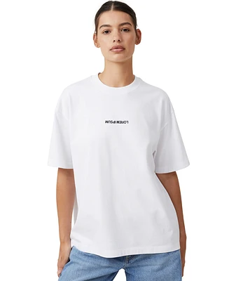 Cotton On Women's The Premium Boxy Graphic T-shirt