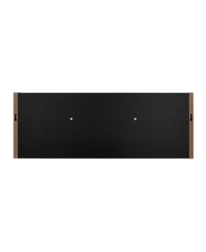 Entryway Floating Utility Wall Shelf with Hooks