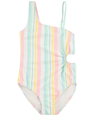 Hurley Big Girls Cut Out One Piece Swimsuit