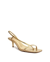 Schutz Women's Heloise Mid Stiletto Sandals - Gold