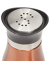 Circleware Cafe Contempo Copper and Glass 2 Pc Salt and Pepper