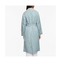 Hounds tooth Rain Trench Coat