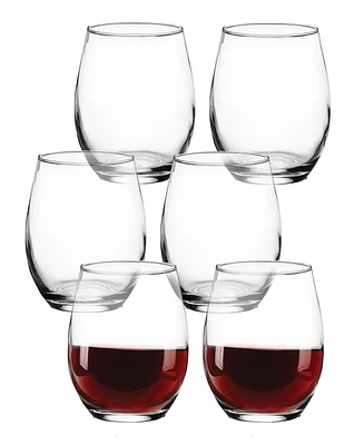 Set of 6 18.5 oz Stemless Wine Glasses
