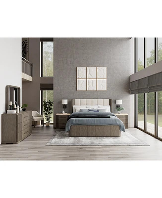 Frandlyn 3pc Bedroom Set (Queen Bed + Dresser + Stone Top Nightstand)