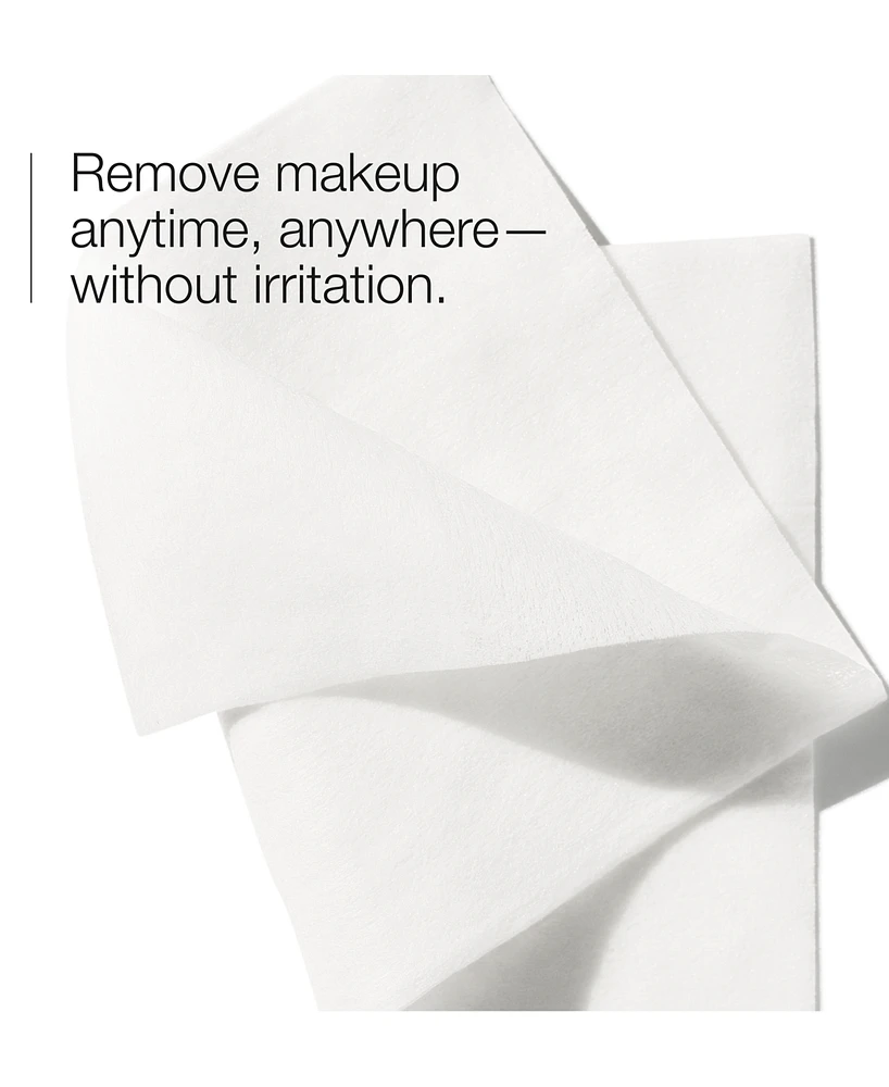 Clinique Take The Day Off Micellar Cleansing Towelettes for Face & Eyes Makeup Remover, 50 Towelettes