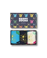 Happy Socks Mixed Dog Socks Gift Set, Pack of 3