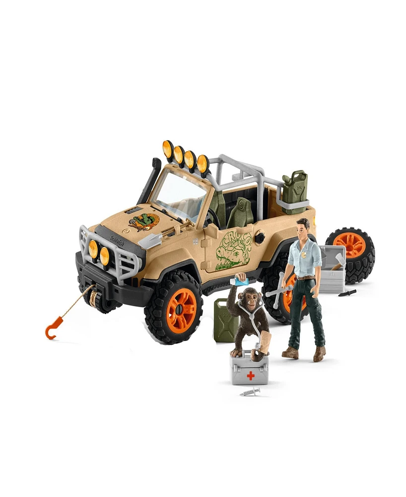 Schleich Wild Life 4 x 4 Vehicle with Winch Playset