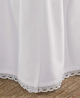 Laura Ashley Crochet Ruffled Cotton Bedskirt