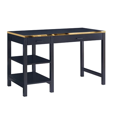 Simplie Fun Desk Black for Home or Office Use
