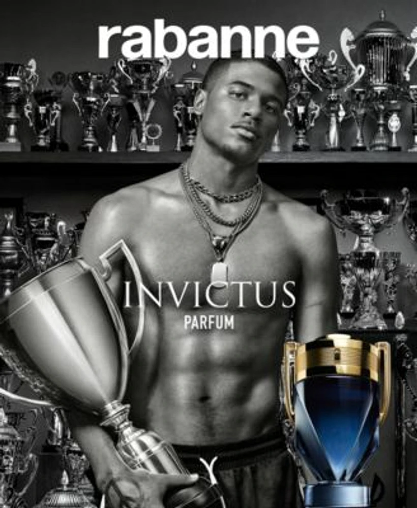 Rabanne Mens Invictus Parfum Fragrance Collection