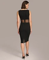 Donna Karan Women's Embellished Twist-Front Sheath Dress